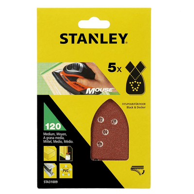 Stanley sanding sheets 120g, , medium