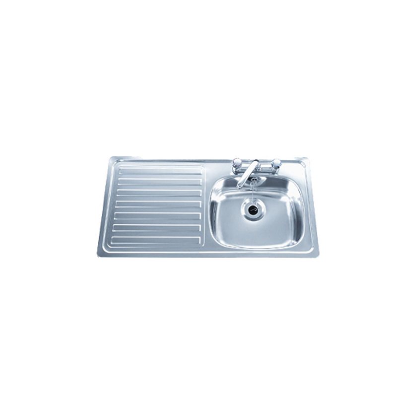 Sink carron 940x485mm right dryer s / s, , medium-null