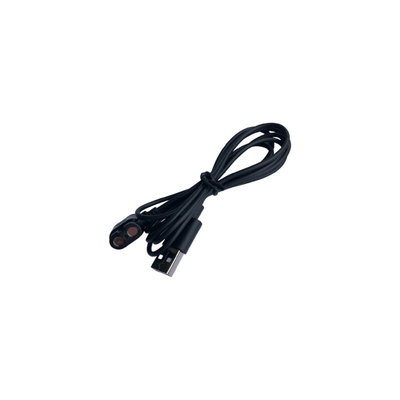 Ledlenser charging cable USB-a to magnetic mh/ml4, Black, medium