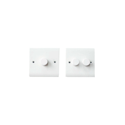 Dimmer switch 250w 1 gang white