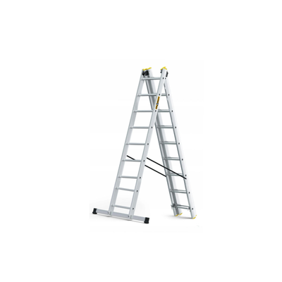 Triple ladder 3 x 9 stairs