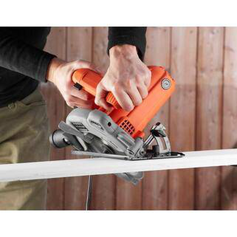 Circular saw 1250w 190mm / 66mm with laser black & decker cs1250l-qs, , medium image number null