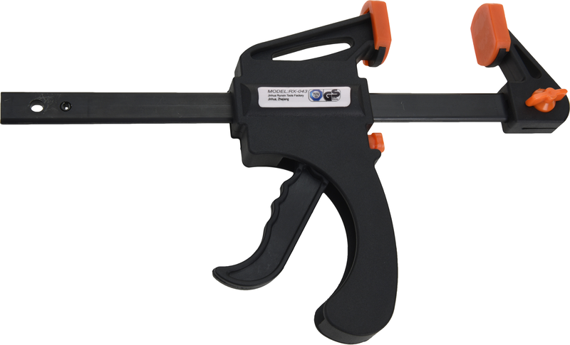 Pistol clamp 15cm black orange, , medium-null