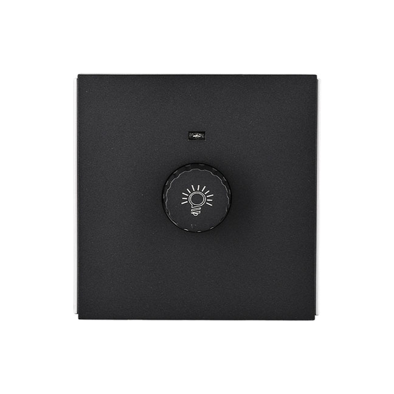 Product image: Powerlink accessories 1-gang dimmer switch max. Load 500w black matte, , medium-null