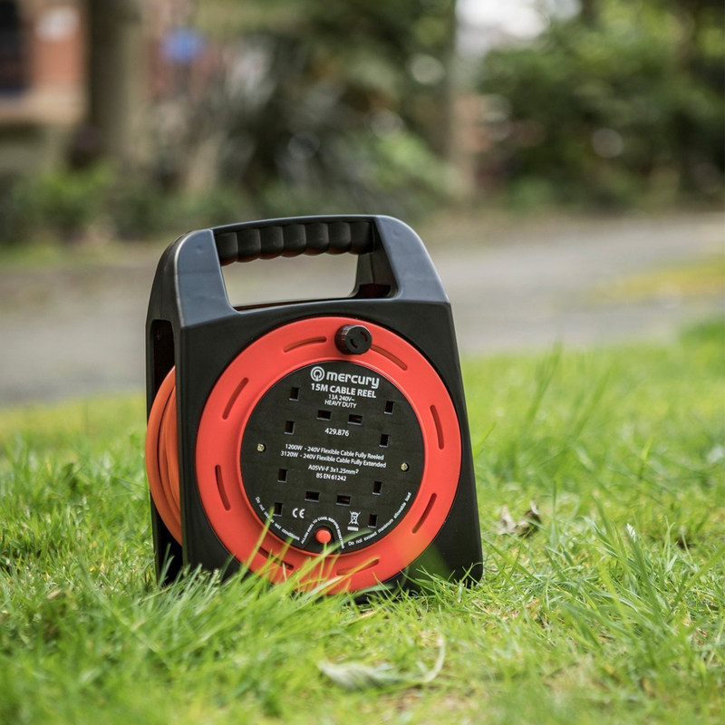 Product image: Mercury 4-gang extension reel 15.0m 429.876uk, , medium-null