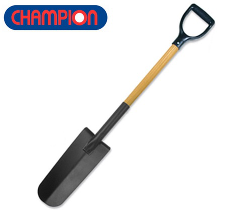 Champion long spade 145x360mm wooden handle, , medium-null