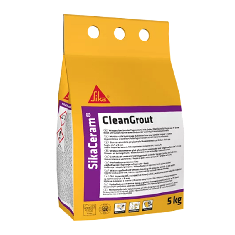 Sikaceram ceramic tile joint clean grout 5kg anthracite-null