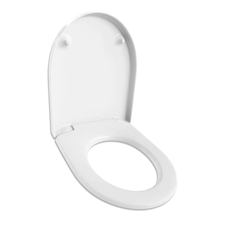 Techno plast majorka toilet seat soft close d-shaped - white, , medium image number null