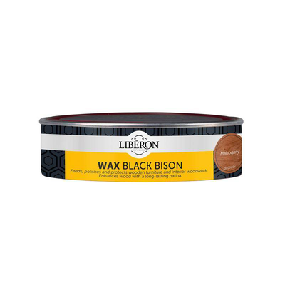 Wax black bison paste mahogany 150ml liberon, , medium