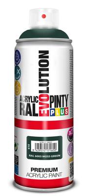 Acrylic paint spray moss green ral 6005 400ml