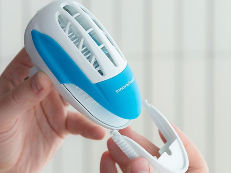 Product image: Αντικουνουπική συσκευή πρίζας σπιτίου με υπερώδες φώς led v0101141 - innovagoods, , medium-null