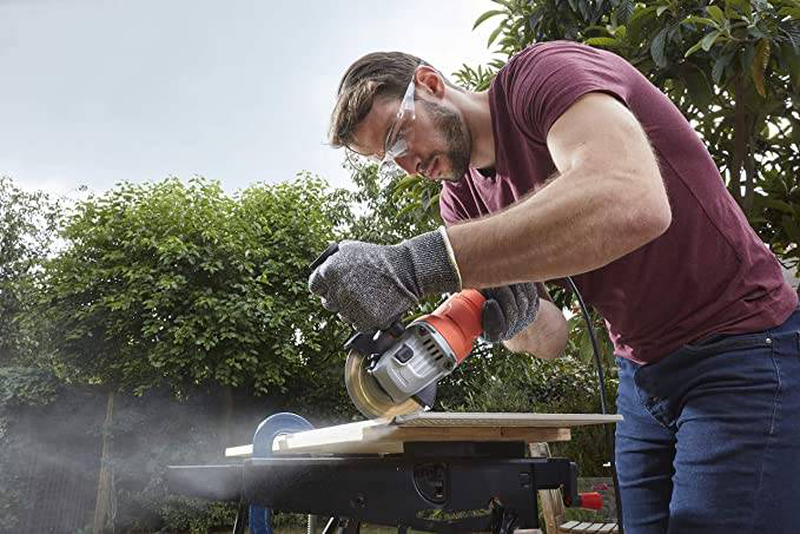Angle grinder 710w 115mm beg010-qs black & decker, , medium image number null