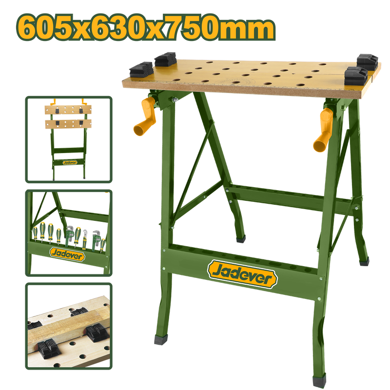 Product image: Foldable workbench 605x630x750mm jadever, , medium-null