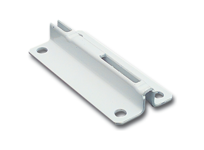 Element wall plate single 3.2x7cm white, , medium