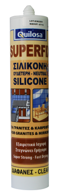 Quilosa superfix σιλικονη διαφανες 280ml, , medium