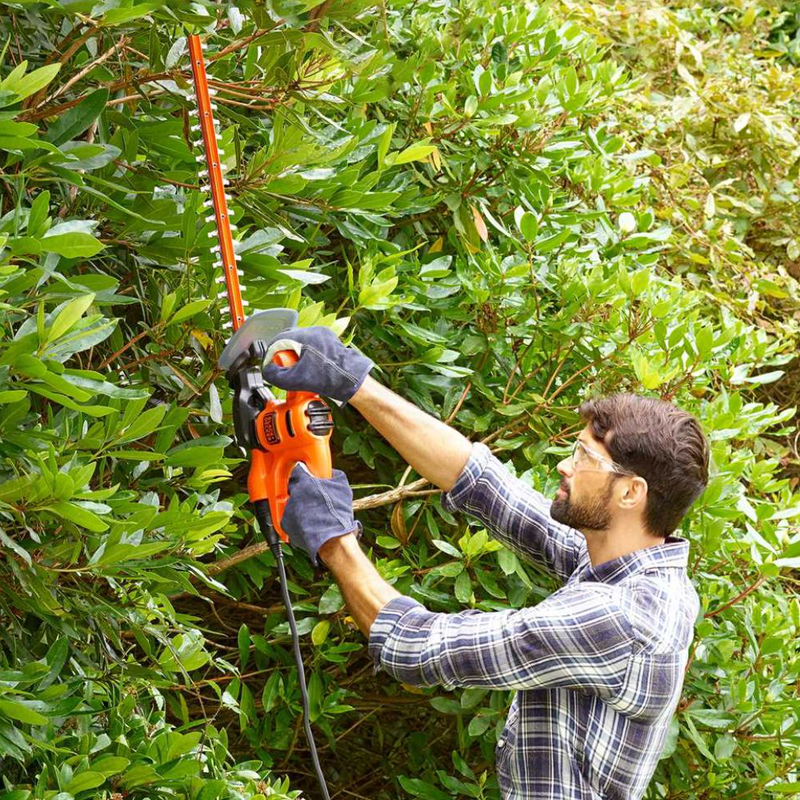 Black & decker ηλεκτρικό μπορντουροψάλιδο 420w με μήκος λάμας 45cm, , medium-null
