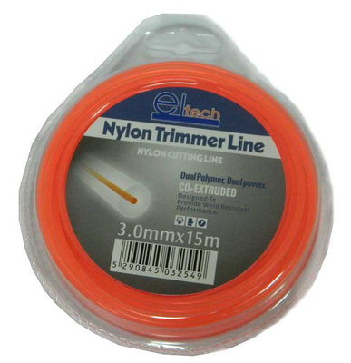 Eltech χλοοκοπτικη μεσινεζα στρογγυλη 2.7mm x 15m