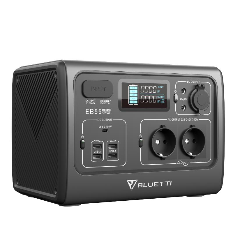 Bluetti power station black 700w eb55, , medium-null