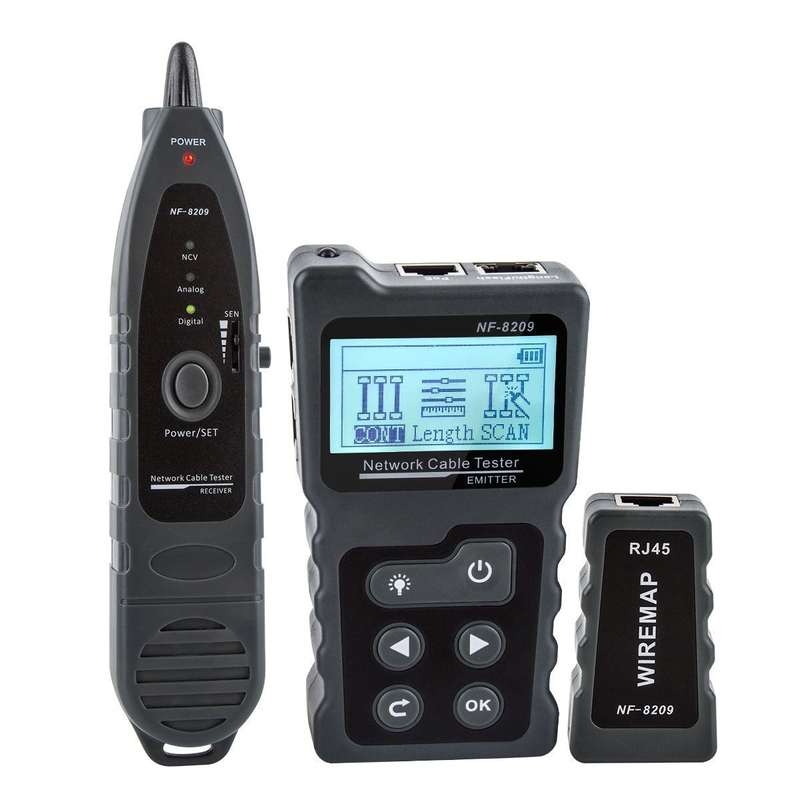 Noyafa nf-8209 network tester/scanner with lcd,poe, , medium-null