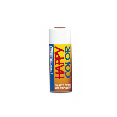 Saratoga  happy color high temperature enamel 350°c 400ml red, Red, medium