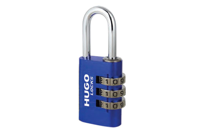 Aluminium padlock with combination (a13417)