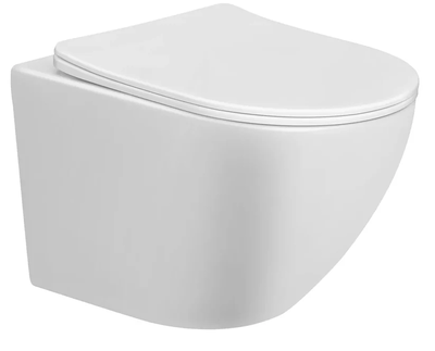 Naxos rimless wall hung toilet