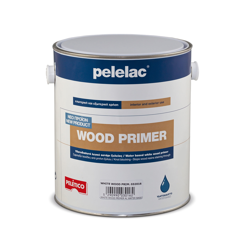 Pelelac® wood primer white 1l water based, , medium-null