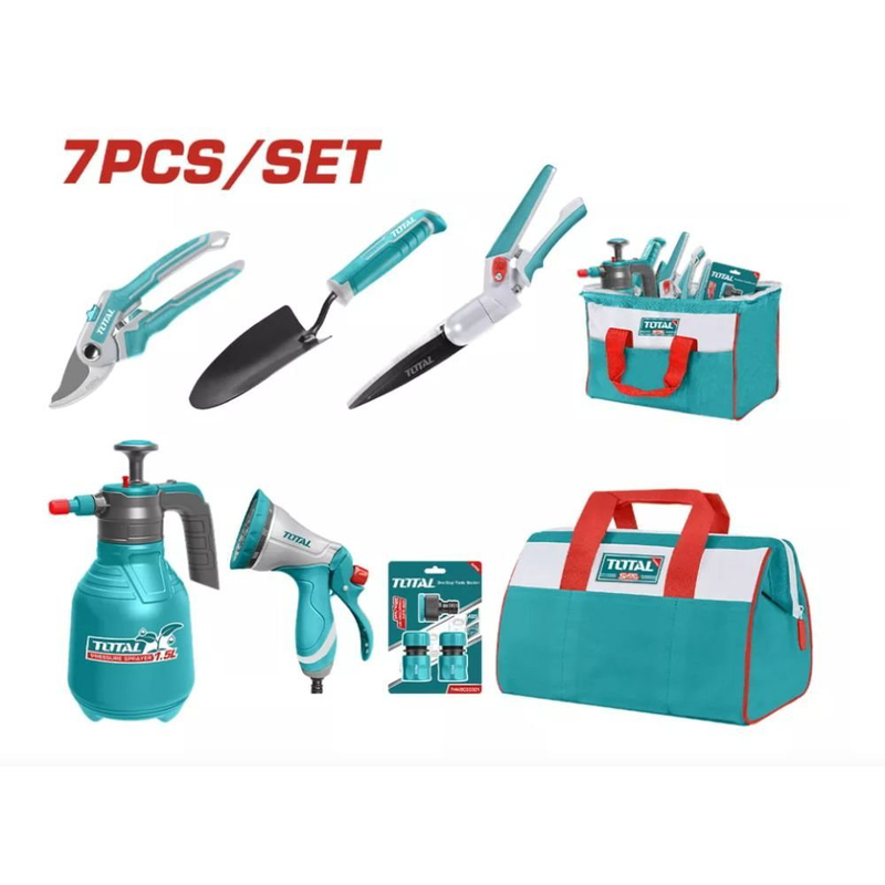 Product image: Total σετ εργαλείων κήπου 7 τεμαχίων, , medium-null