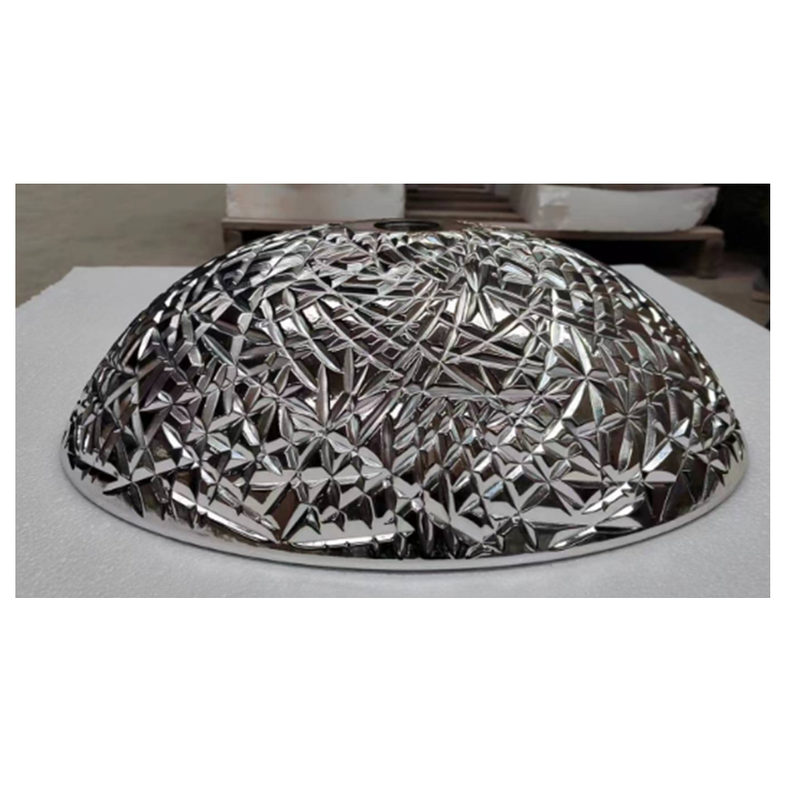 Product image: Black electroplate glass art basin 500x355x155mm, , medium-null