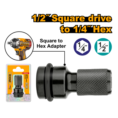Ingco hex socket adapter, , medium