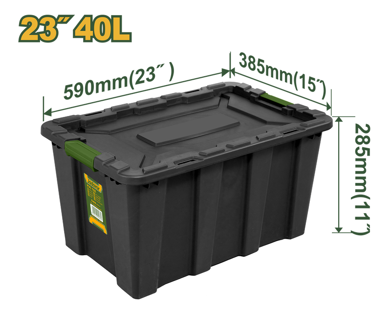 Plastic storage container 40l jadever, , medium-null