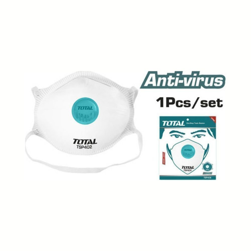 Total face mask ffp2 with filter-null