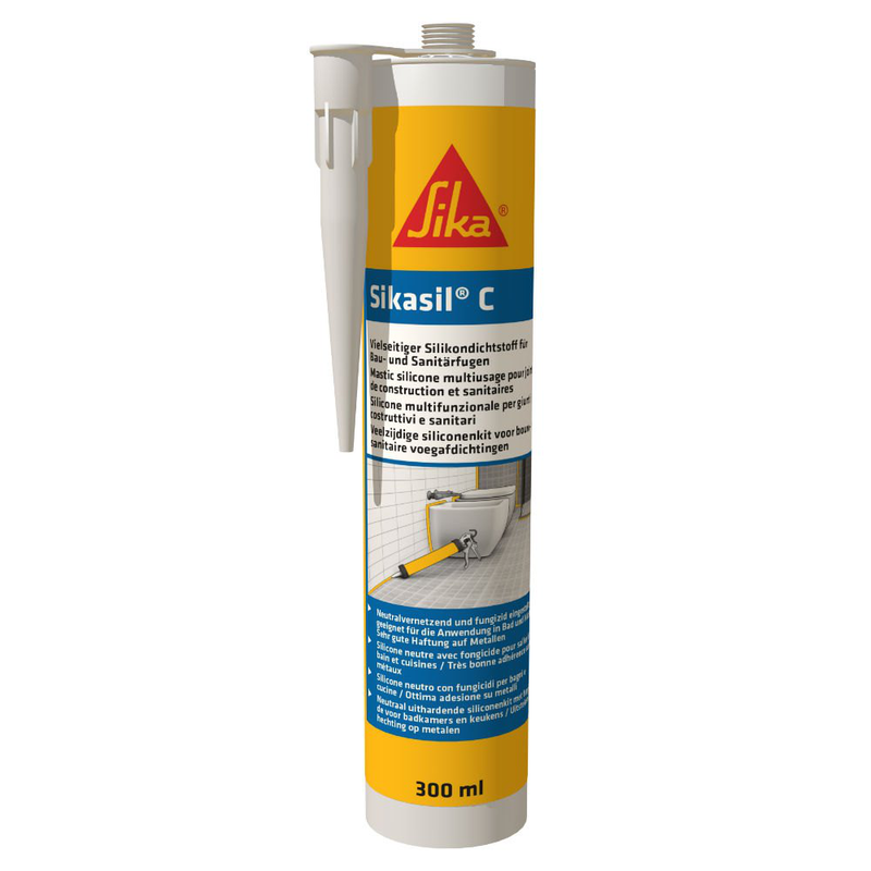 Product image: Sika σφραγιστικο ουδετερης σιλικονης για οικοδομικες εφαρμογες και ελιδη υγιεινης, , medium-null