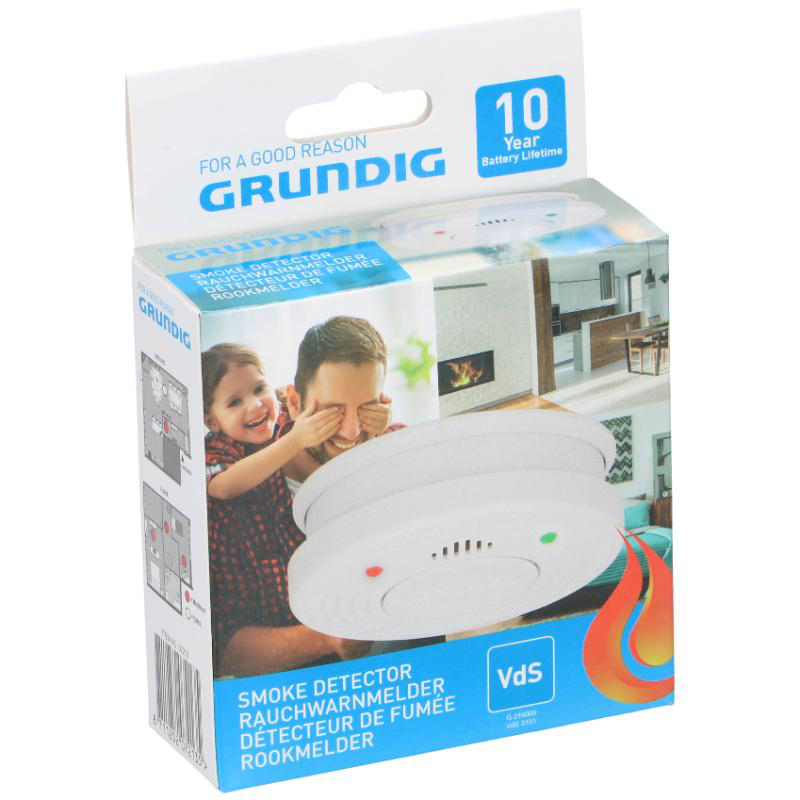 Grundig smoke alarm b/o vds/10 years - white, , medium image number null
