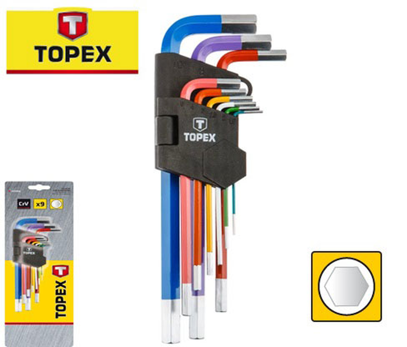 Topex 9pcs &mu;&alpha;&kappa;&rho;&upsilon; &epsilon;&xi;&alpha;&gamma;&omega;&nu;&omicron; &sigma;&epsilon;&tau; &kappa;&lambda;&epsilon;&iota;&delta;&iota;&omega;&nu; &chi;&rho;&omega;&mu;&alpha;&tau;&omega;&nu; crv 1.5-10mm, , medium-null