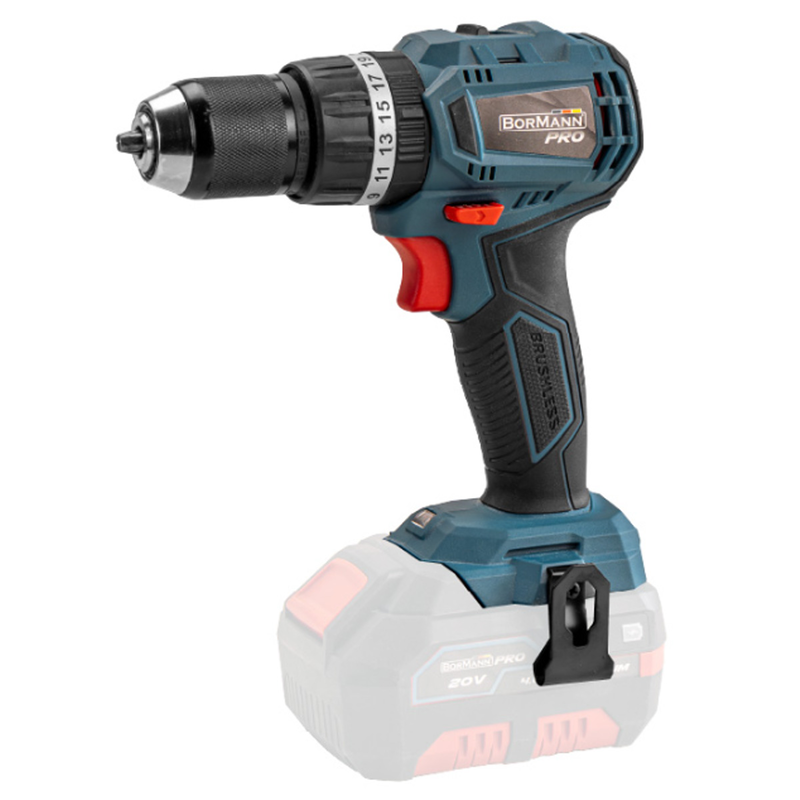 Bormann pro compact brushless 2-speed cordless impact drill bbp5143, , medium-null