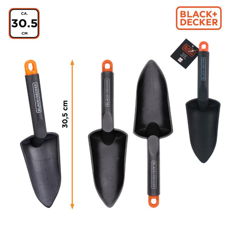 Black & decker garden trowel 30.5x8.4x3.6cm, , medium-null