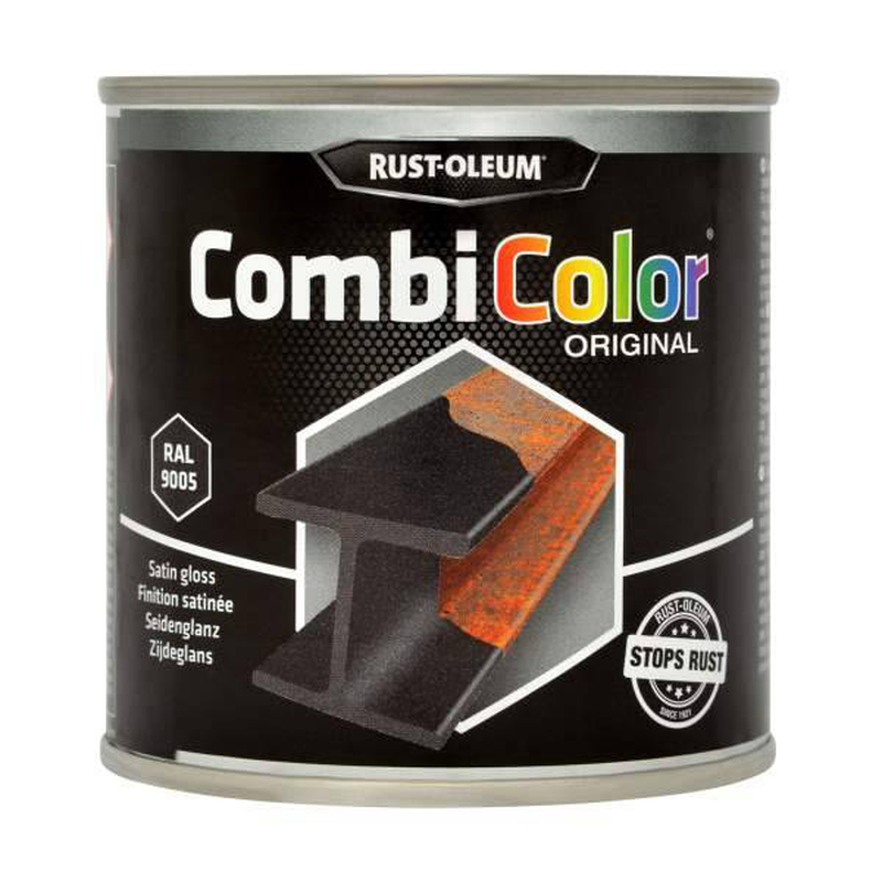 Combicolor original gloss black ral 9005 (7379) 2.5l rustoleum, , medium image number null