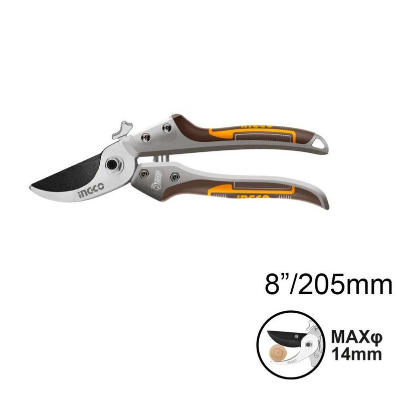 Product image: Ingco σετ 3 ψαλίδια κήπου ingco με λεπίδες sk5 & τεφλόν για κλάδεμα, κλαδιά & μπορντούρες, , medium-null