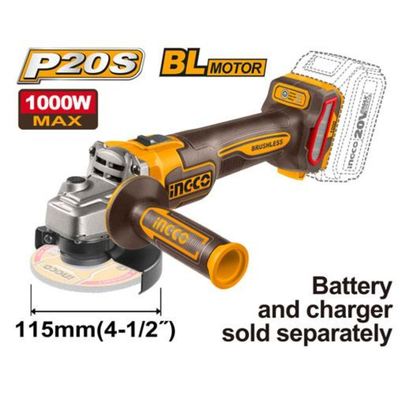 Ingco &gamma;&omega;&nu;&iota;&alpha;&kappa;ό&sigmaf; &tau;&rho;&omicron;&chi;ό&sigmaf; &mu;&pi;&alpha;&tau;&alpha;&rho;ί&alpha;&sigmaf; 115mm 20v 1000w li-ion solo cagli27153e, , medium