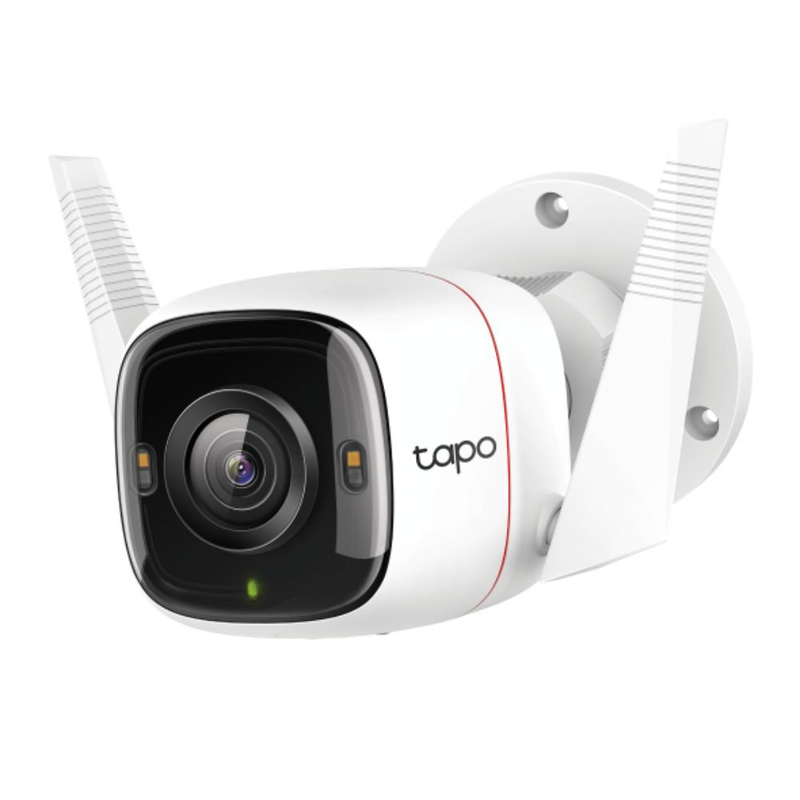 Tapo c320ws tp-link εξωτερική Wi-Fi κάμερα ασφαλείας 2k qhd, νυχτερινή όραση με χρώμα, ανίχνευση ανθρώπων & οχημάτων, αδιάβροχη ip66 με ethernet & Wi-Fi σύνδεση, , medium-null