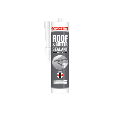 Evo-stik weatherproof roof & gutter 290ml black, , medium