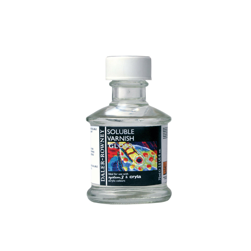 Solvent varnish for acrylic 75ml polished, , medium-null