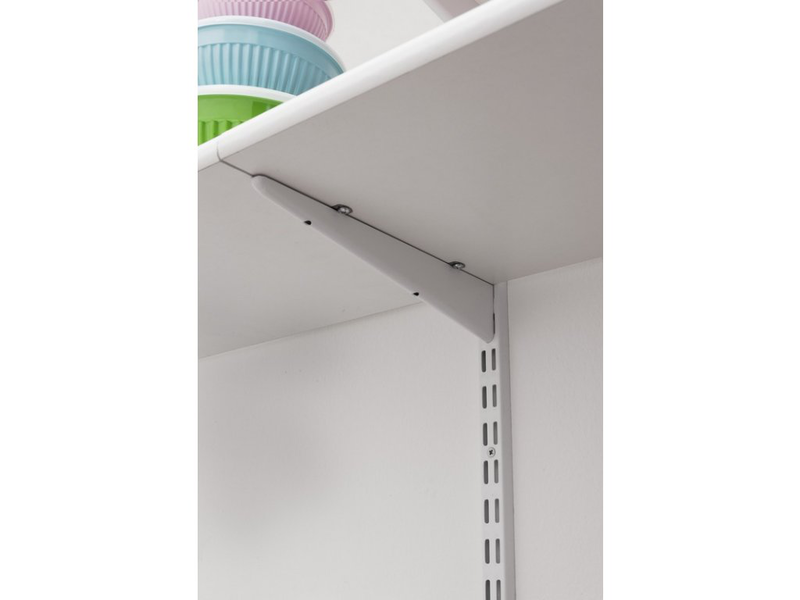 Element twin slot bracket 17cm white, , medium image number null