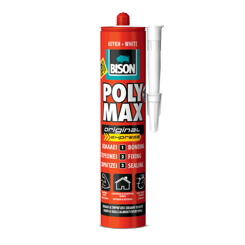 Bison poly max  white original express 300ml image number null