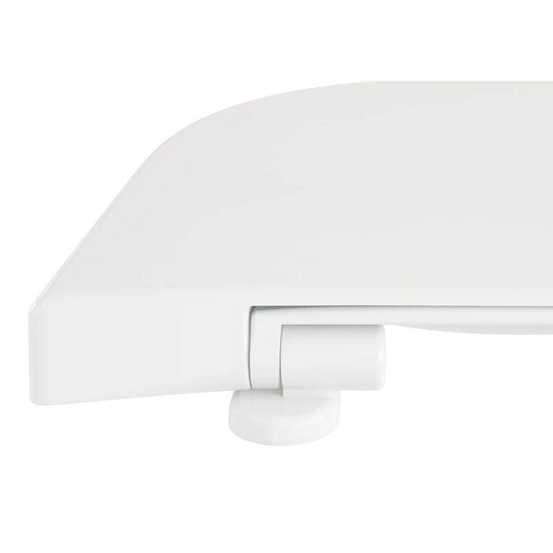 Techno plast majorka toilet seat soft close d-shaped - white, , medium image number null