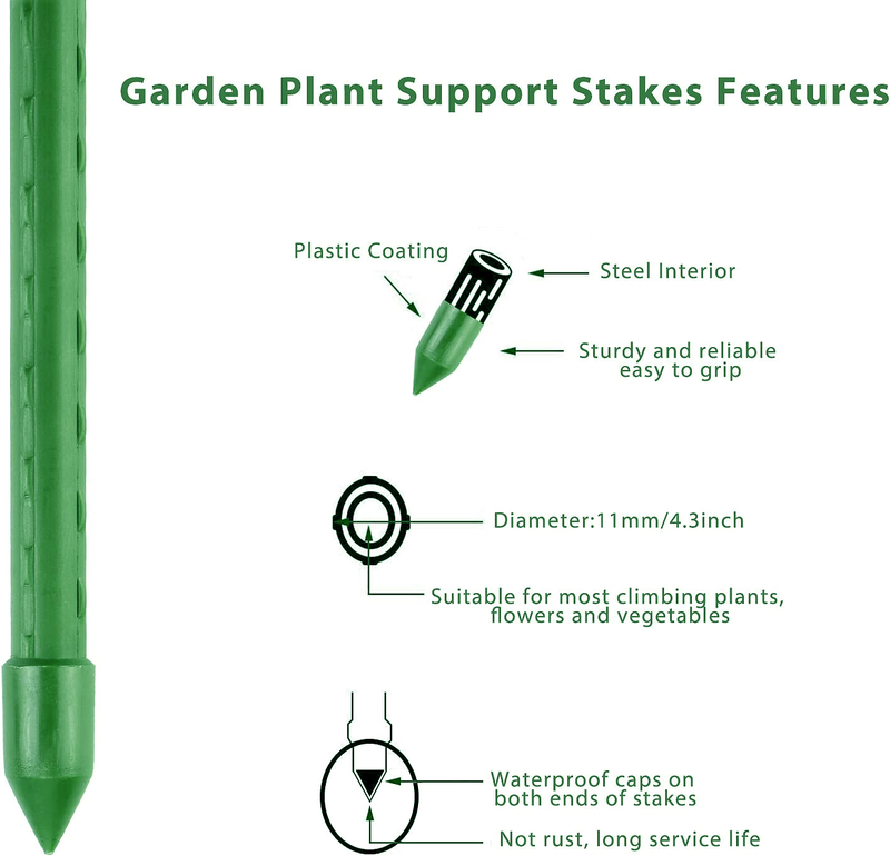 Shc garden pipe for plants steel pipe f16mm l:120cm, , medium image number null