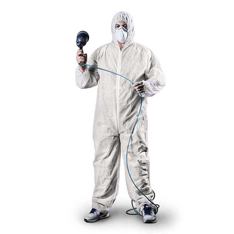 Full body protective work suit xxl white-null