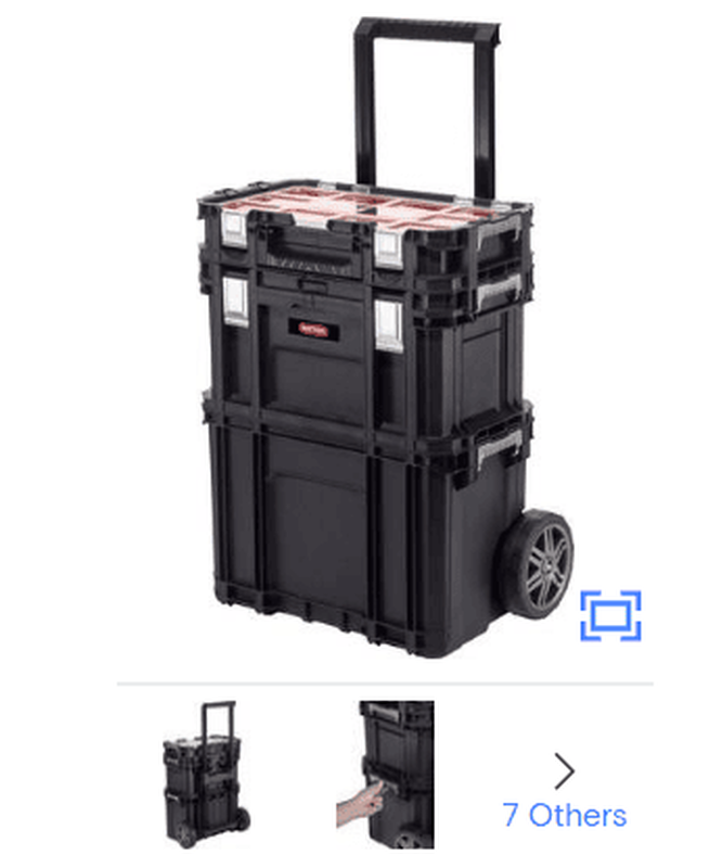 Keter keter tool box set black/537425, , medium-null