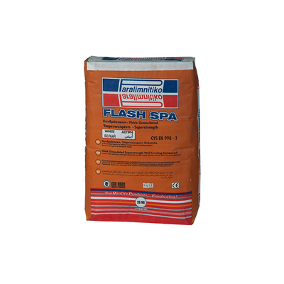 Paralimnitiko wall leveling compound flash spa coarse white 10kg, , medium